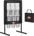 9 Hole Pitching Net with Strike Zone - Portable Pitcher Training Net