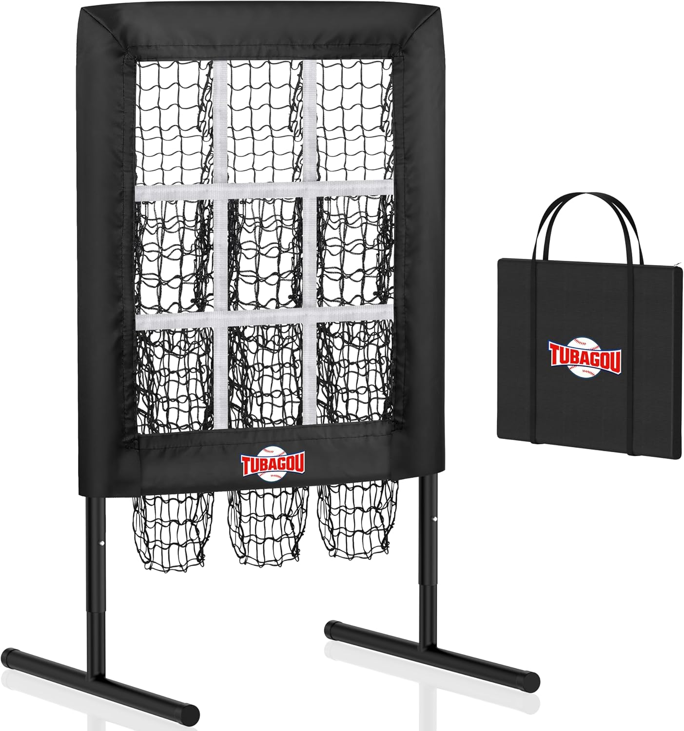 9 Hole Pitching Net for Baseball and Softball Training Equipment