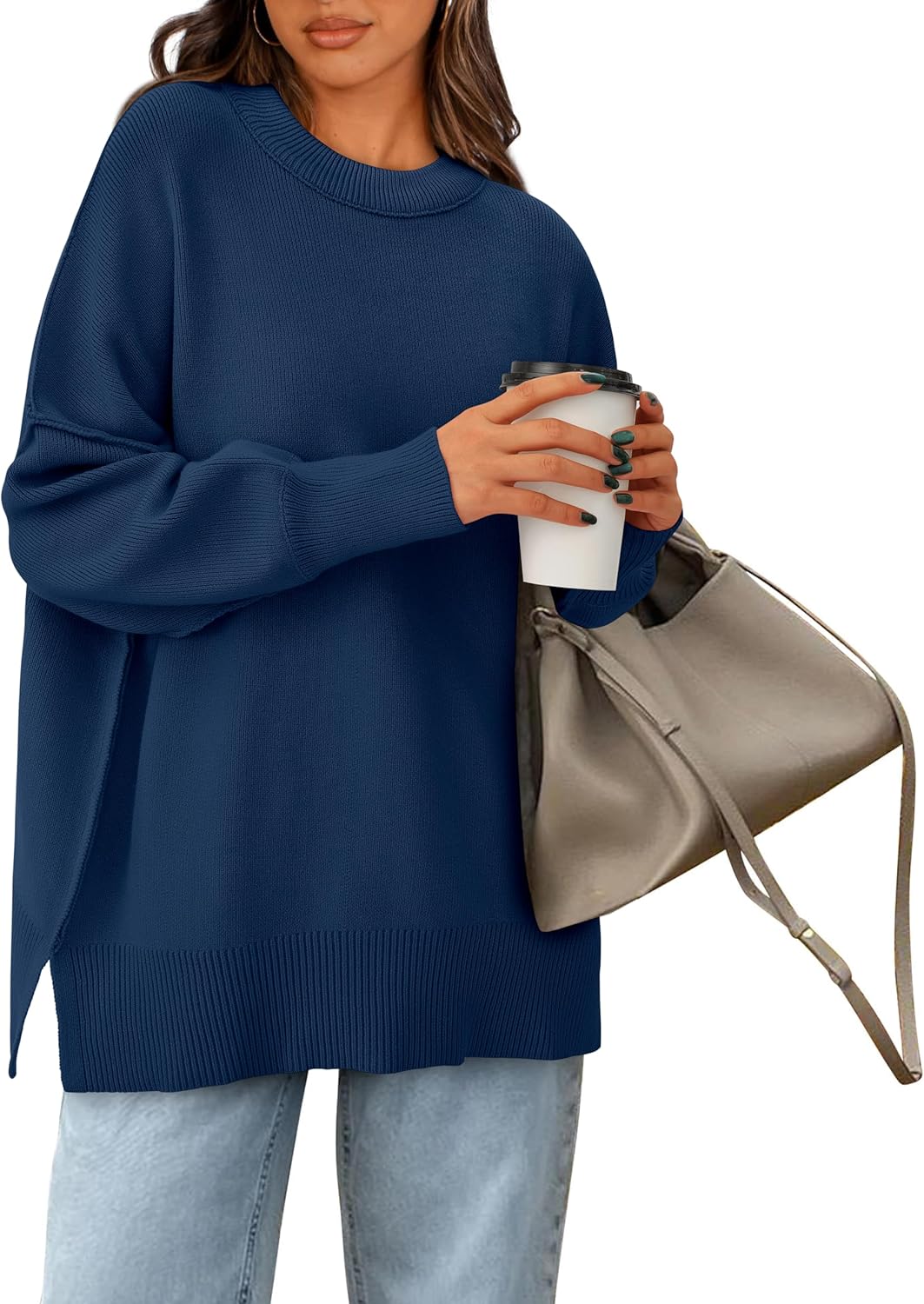 PRETTYGARDEN Women's Oversized Sweater for Cozy Fall Fashion
