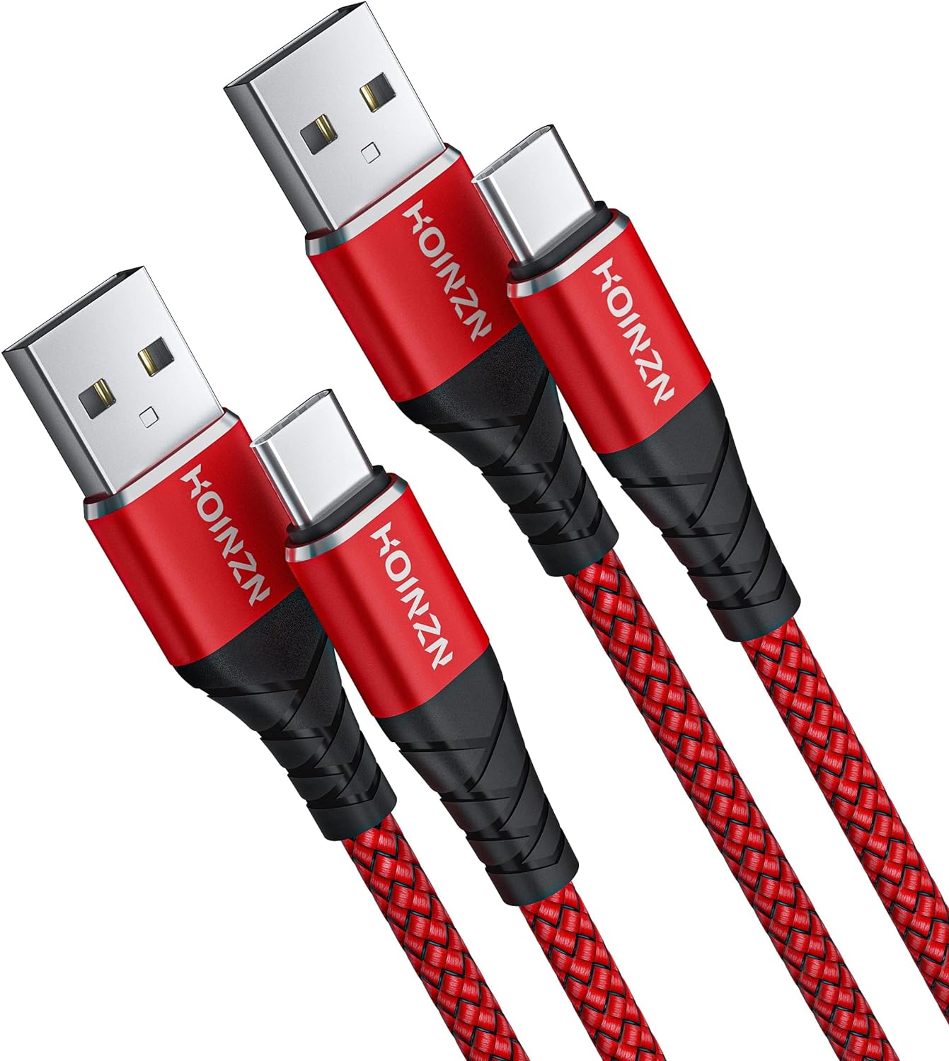 Fast Charge & Durable 6FT USB C Cable [2-Pack] - HOINZN
