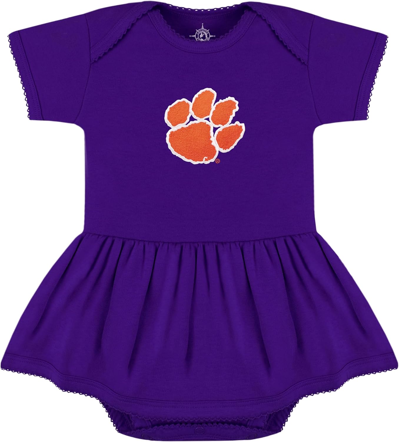 Creative Knitwear College Baby Picot Bodysuit Dress for Girls