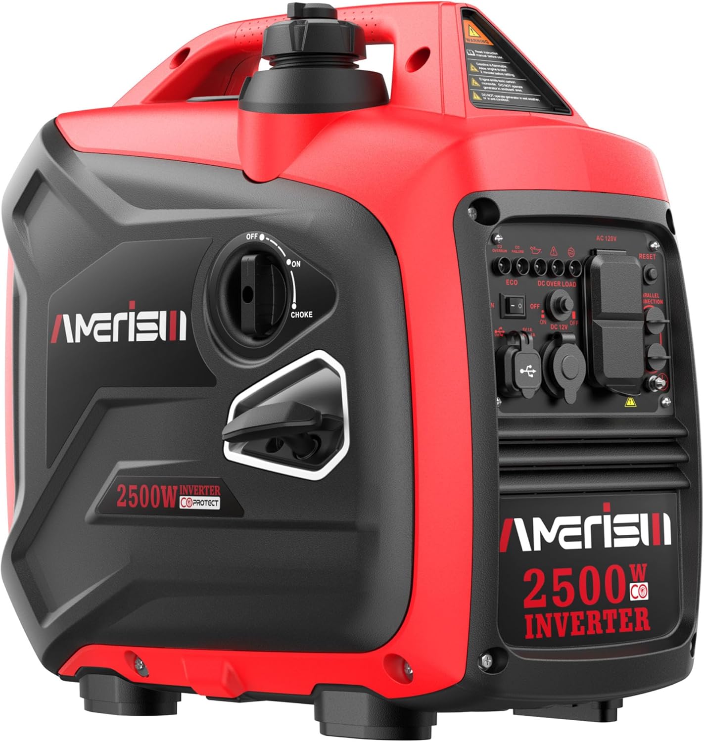 2500-Watt Inverter Generator for Camping and Home Use