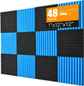 Sound Proof Foam Panels for Wall 48 Pack Acoustic Panels - Balanced