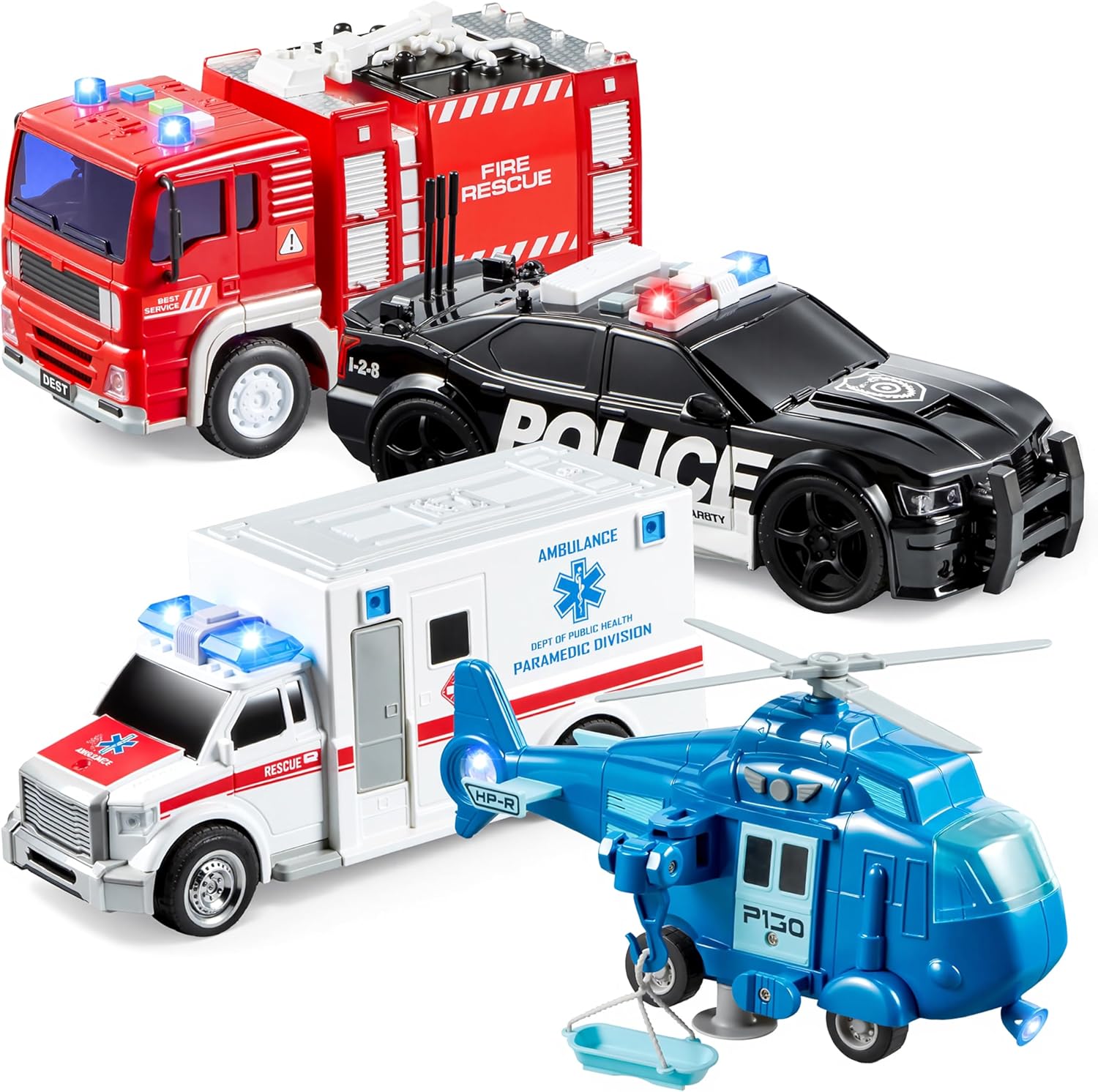 Emergency Vehicle Toy Playsets for Kids - Fun and Learning