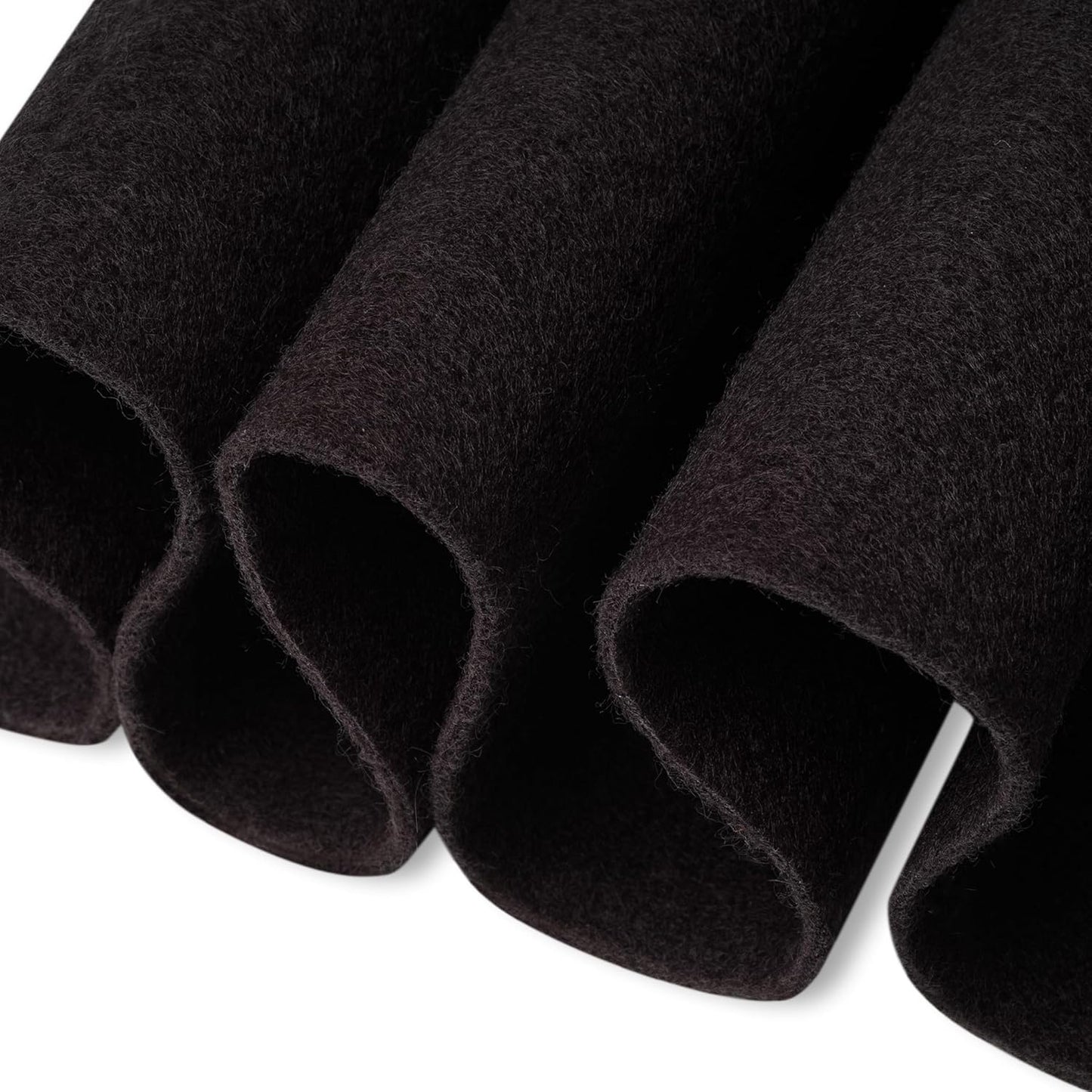 FabricLA Black Felt Fabric Roll for Costumes and Crafts