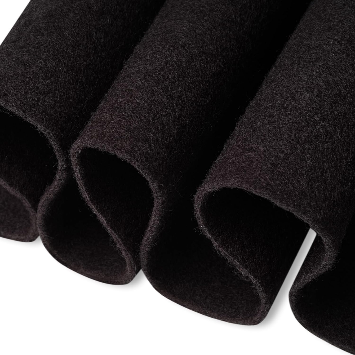 FabricLA Black Felt Fabric Roll for Costumes and Crafts