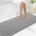 Smiry Luxury Chenille Bathroom Rugs 59x20 - Extra Soft Shaggy Runner