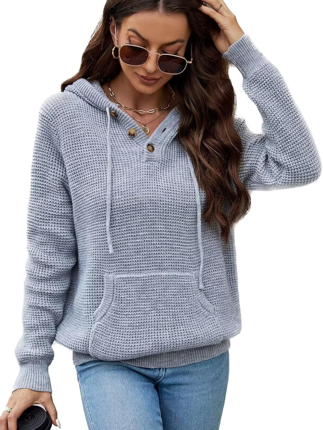 VIMPUNEC 2025 Fall Womens Hoodies Oversized Casual Fashion