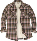 ThCreasa Womens Sherpa Lined Flannel Jacket - Warm