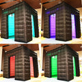 Inflatable Photo Booth Black and White 9.2x9.2x9.2 ft - Party Photo