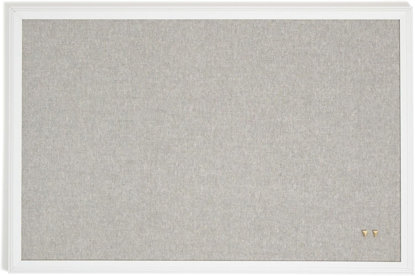 U Brands Farmhouse Linen Bulletin Board for Stylish Spaces