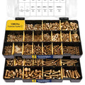 1380pcs Nuts and Bolts Assortment Kit - Heavy Duty Metric Set