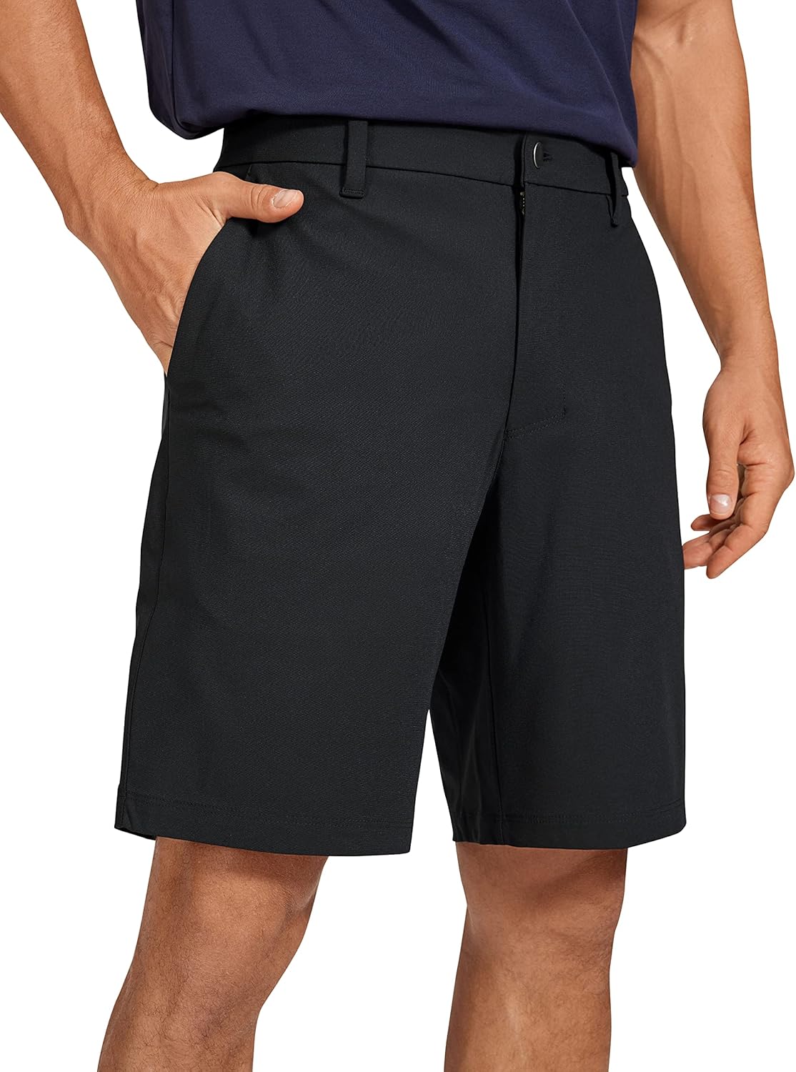 CRZ YOGA Comfy Golf Shorts - Stretch Lightweight for All-Day Comfort