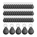 RFID Key Fobs 125KHz 50 PCS T5577 Rewritable Pack - Bulk Access