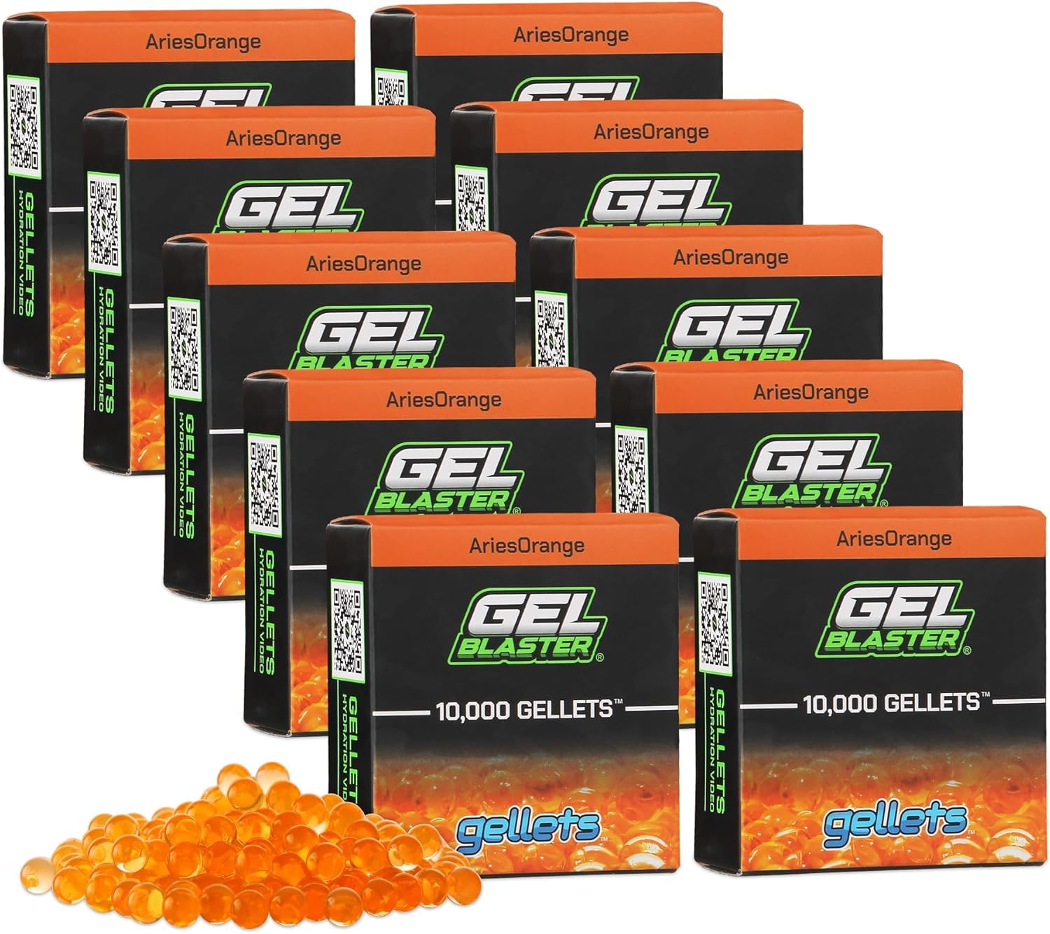 Gel Blaster Gellets Refill Ammo - 100,000 Eco-Friendly Gel Balls