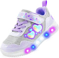 Toddler Light Up Shoes LED Flashing Sneakers - Lightweight Breathable