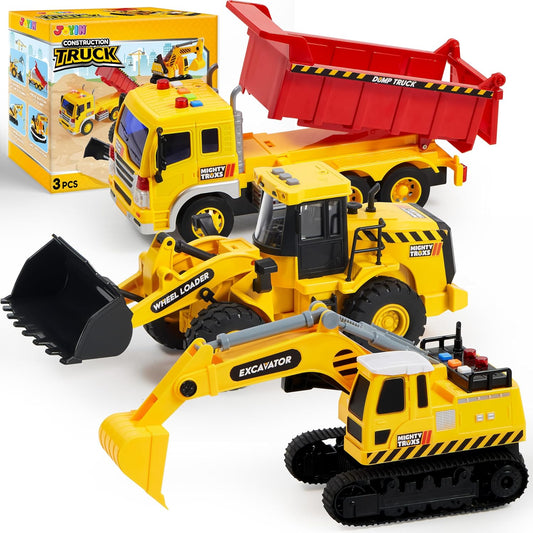 JOYIN 3 Pack Construction Toy Set for Ultimate Sand Play Fun