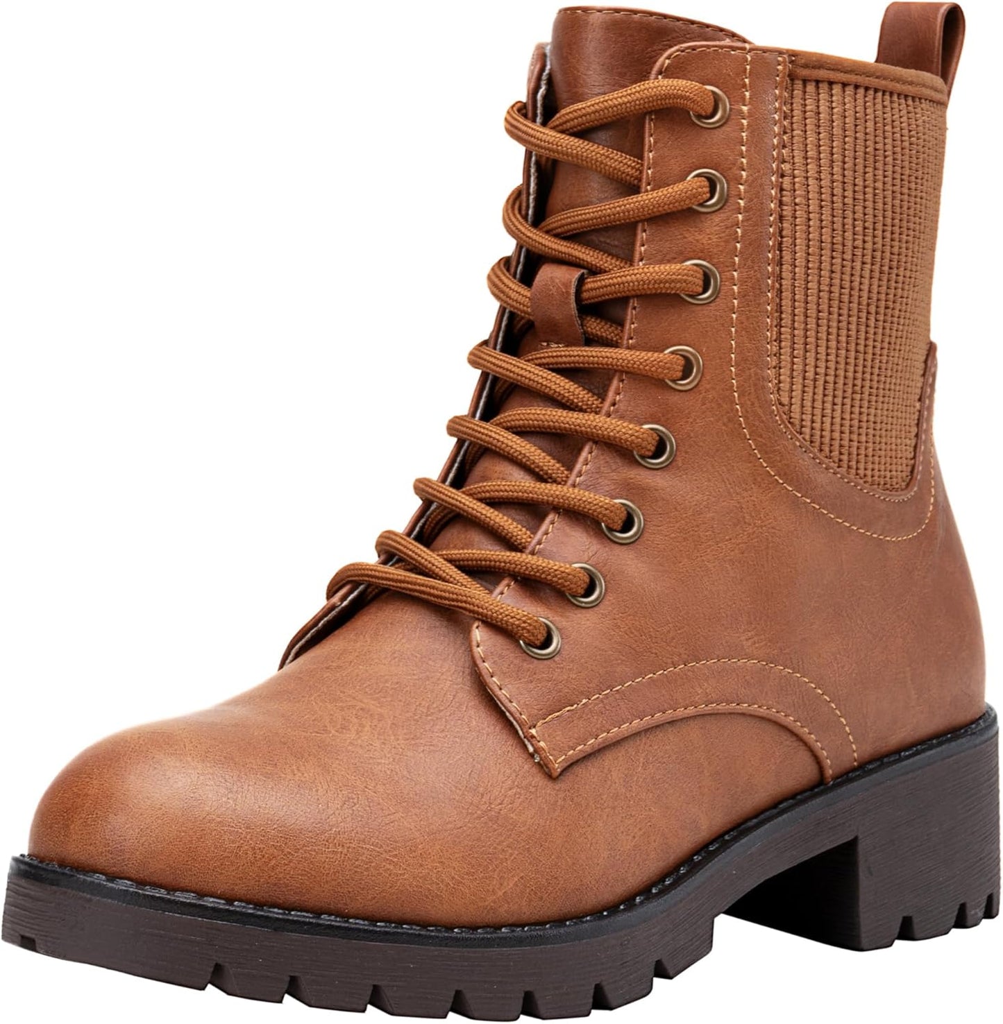 Vepose Women's 916 Ankle Boots: Stylish Combat Lace Up Booties