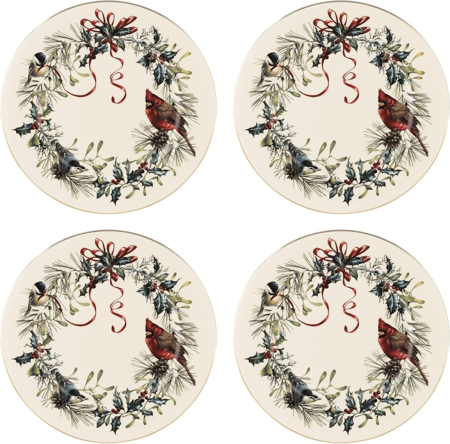 Lenox Winter Greetings Dinnerware Plates Set for Holiday Hosting
