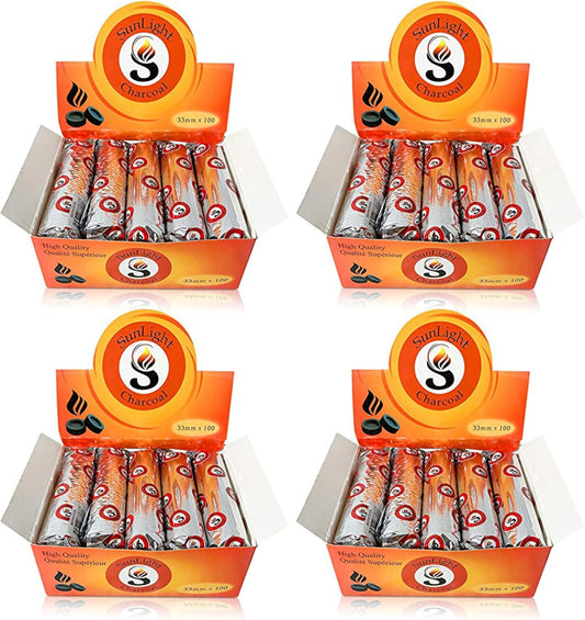 Sunlight Charcoal Tablets for Quick Light Incense Burning