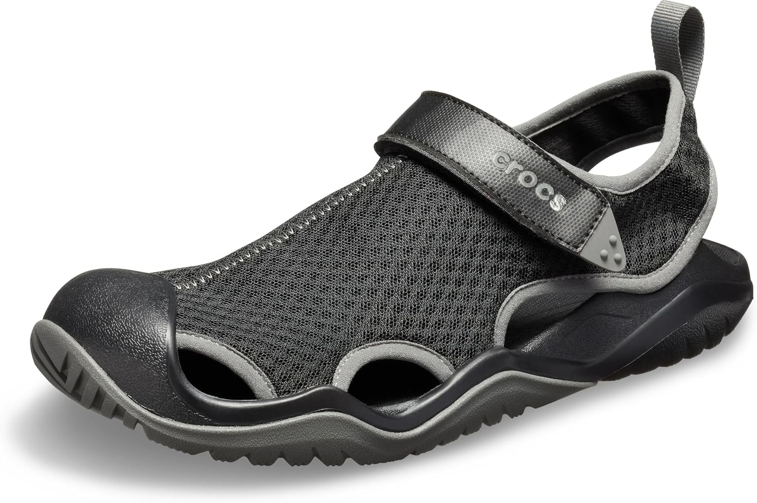 Crocs Men's Swiftwater Mesh Deck Sandals for Ultimate Comfort