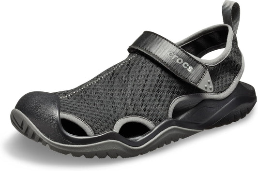 Crocs Men's Swiftwater Mesh Deck Sandals for Ultimate Comfort