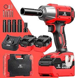 Cordless Impact Wrench 1/2 Inch with 480Ft-lbs Torque Power