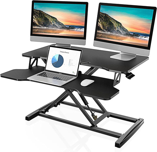 Fitueyes Dual Monitor Standing Desk Riser