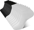 Men's Bamboo Cool Athletic Ankle Socks 8 Pack - Cushioned Comfort