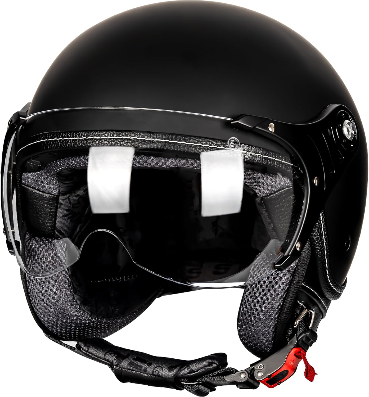 3/4 Motorcycle Helmets Retro Open Face for Vespa Riders