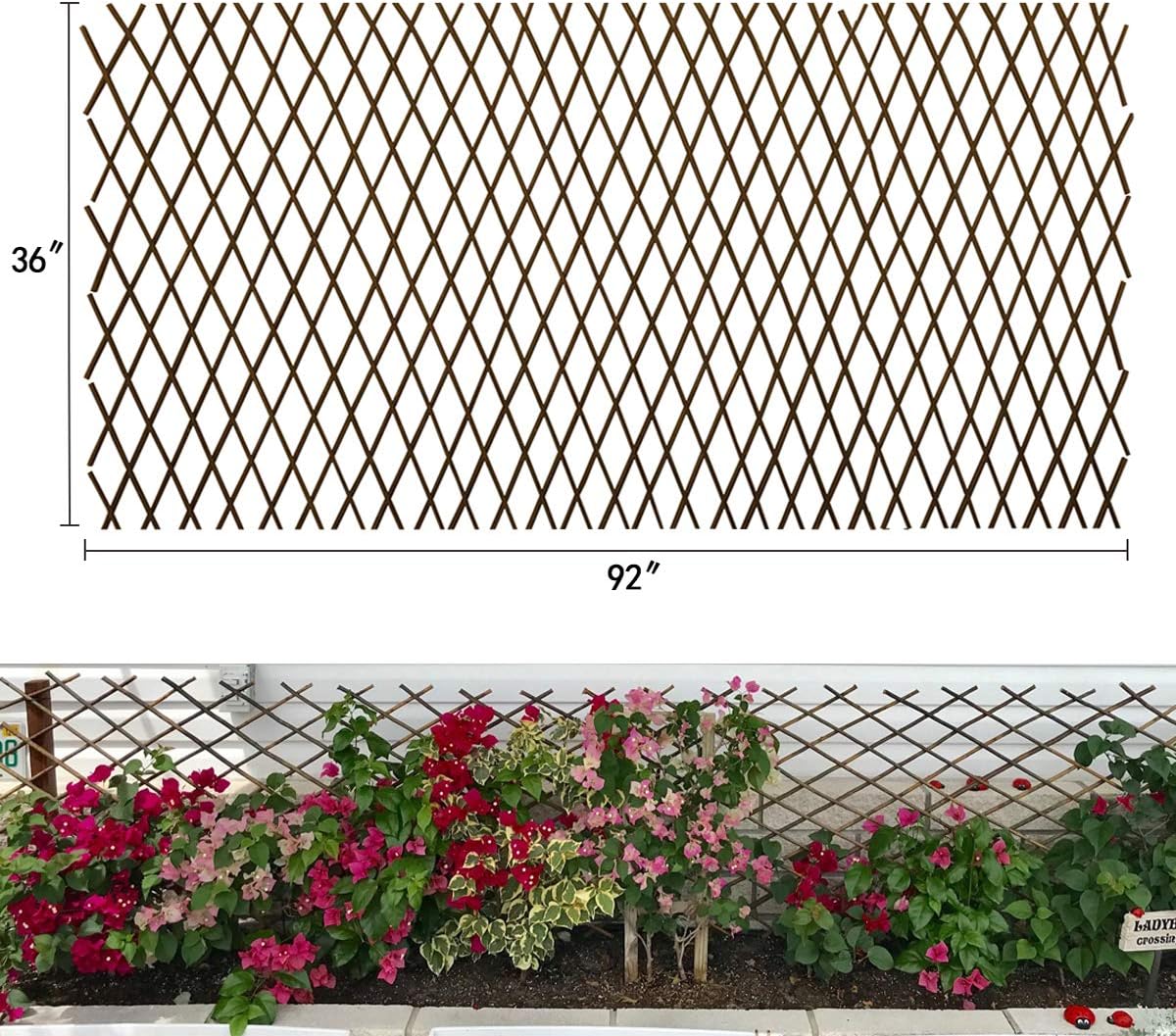 Expandable Garden Trellis Plant Support for Climbing Plants