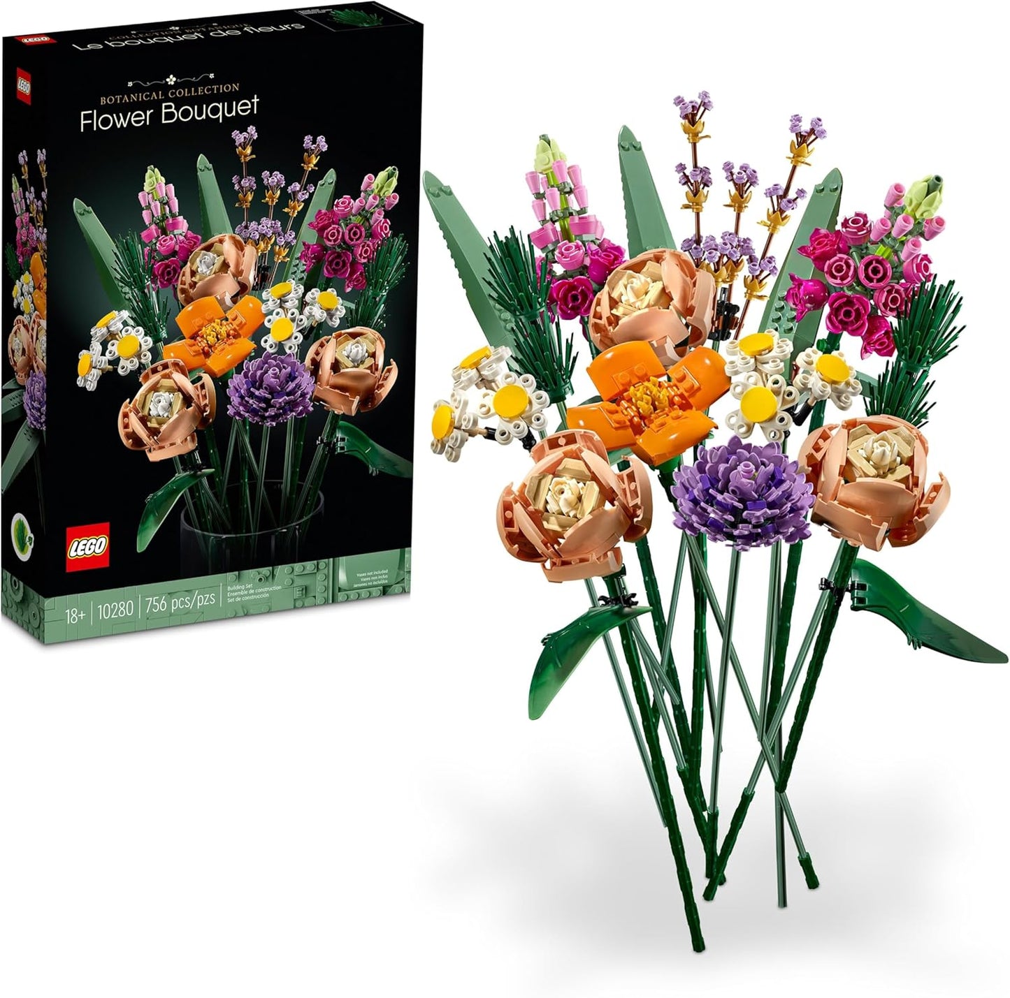 LEGO Flower Bouquet - Stylish Home Decor & Gift Idea