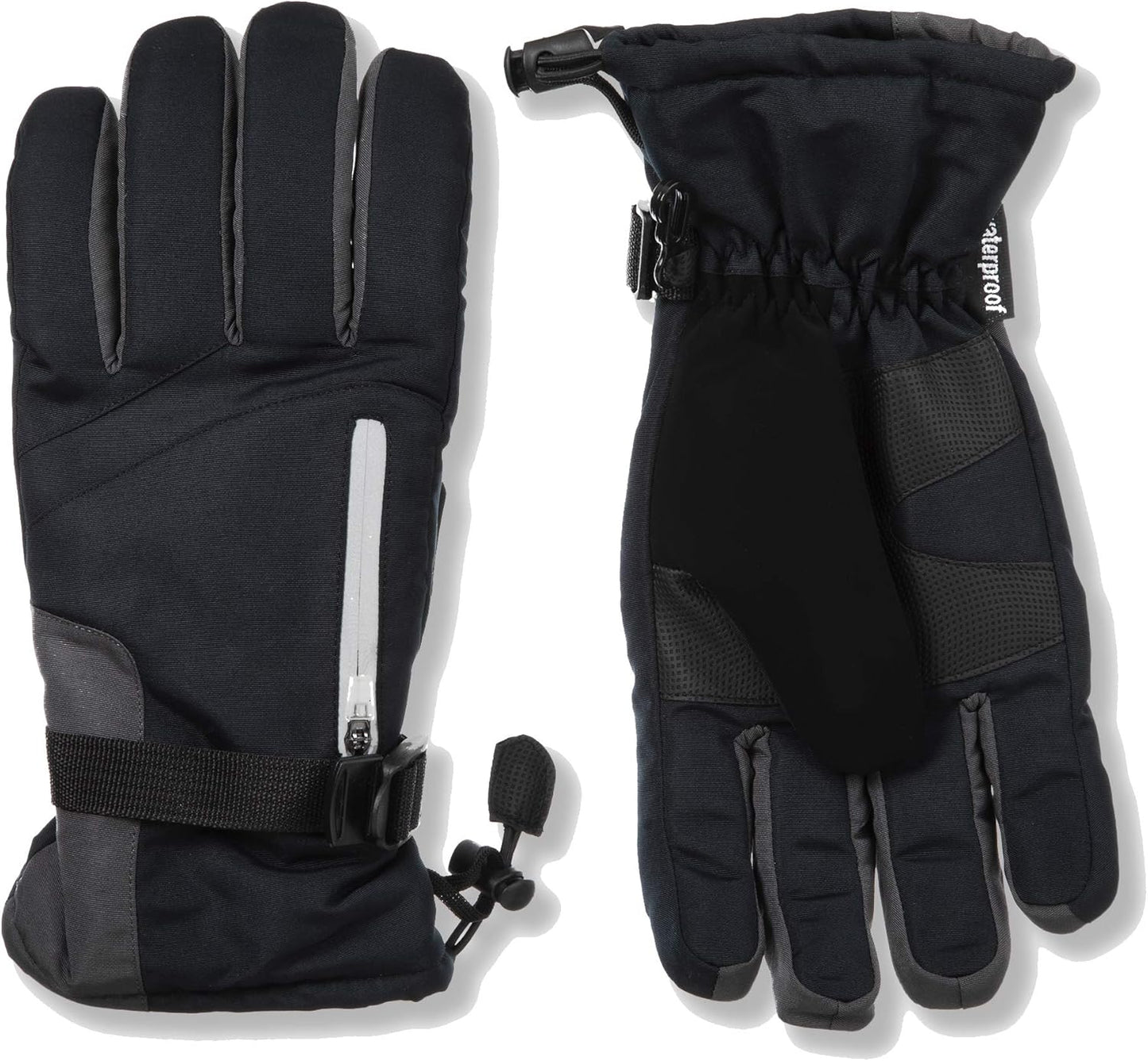 C9 Champion Men's Windproof Ski Glove - Reflective, Nose Wipe, Pockets