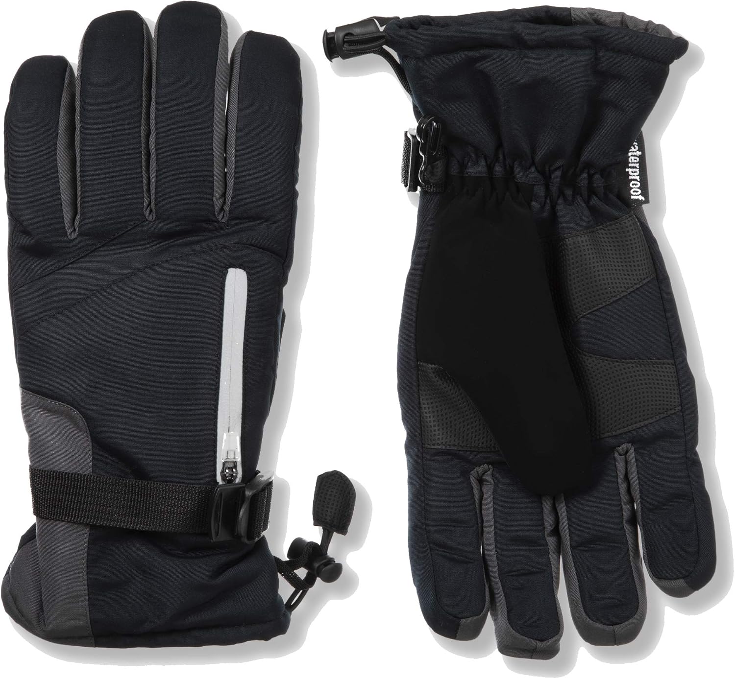 C9 Champion Men's Windproof Ski Glove - Reflective, Nose Wipe, Pockets