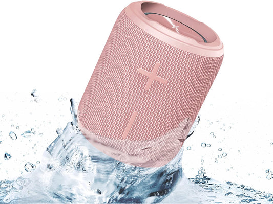 KOVE Mini Commuter 2 Speaker - Pink Bluetooth, HD Sound