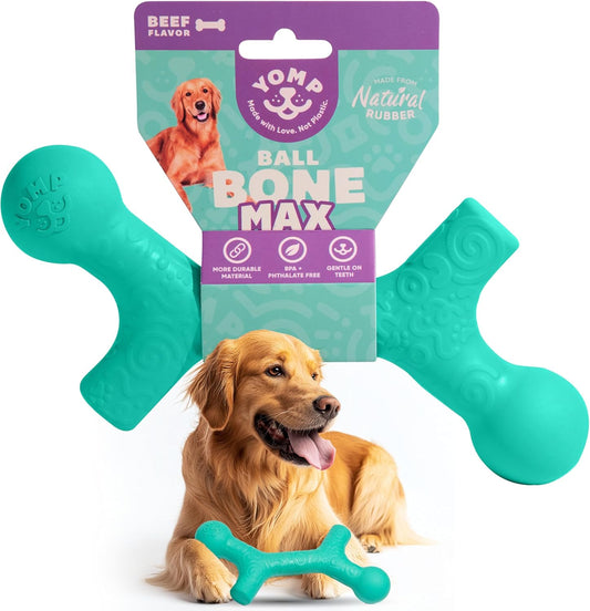 Yomp BallBone MAX: Safe Natural Pet Toy