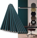Wood Slat Wall Panel 4-Pack Pine Green - Velvet Acoustic Panels