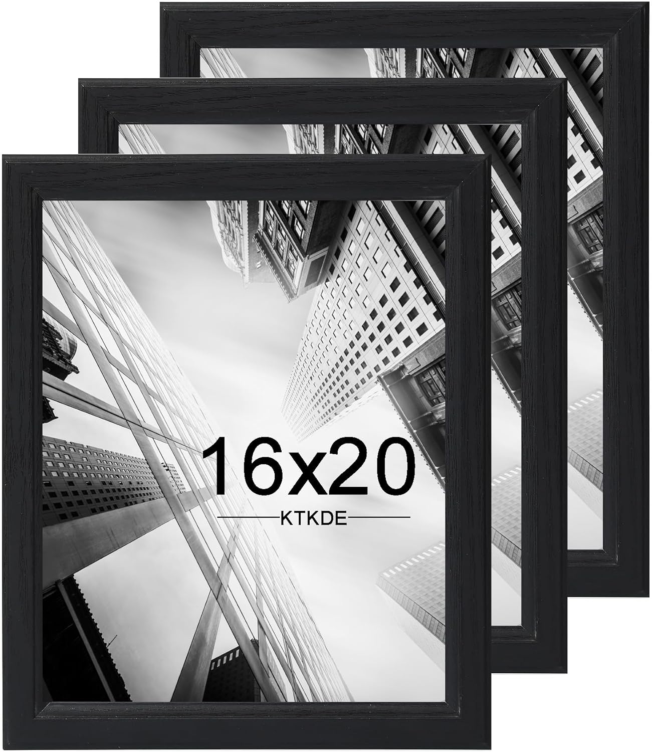 16x20 Picture Frame Set of 3 for Photos, Posters & Art Prints