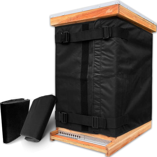 Winter Bee Hive Wrap for 8 and 10 Frame Hives - Insulated Cover