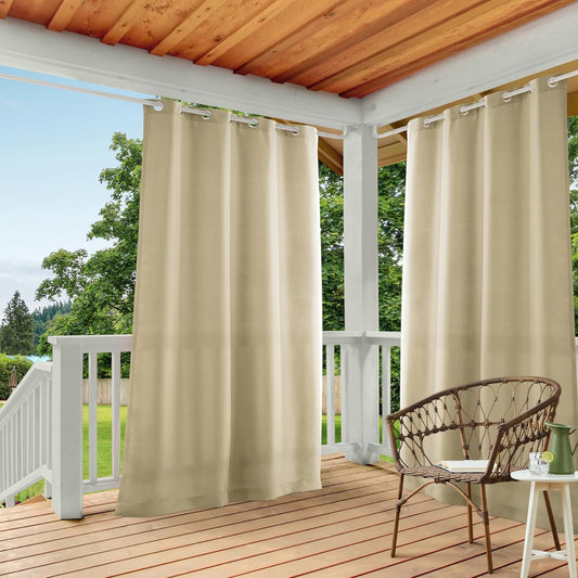 TOWN & COUNTRY BASICS Cabana Solid Heavyweight Curtains for Home