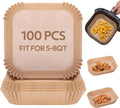 Review 100 Disposable Air Fryer Liners - Easy Cleanup!