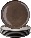 LERATIO Ceramic Dinner Plates Set of 6, 10.5 in Reactive Glaze