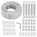M6 Turnbuckles for Cables Wire Kit 100ft - Complete 3/16ft Cable Kit
