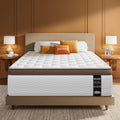Queen Size Mattress 12 in Medium Firm Hybrid - Orthopedic Support