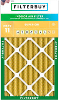 16x25x4 Air Filter MERV 11 Superior Pet & Allergy Defense - Reliable