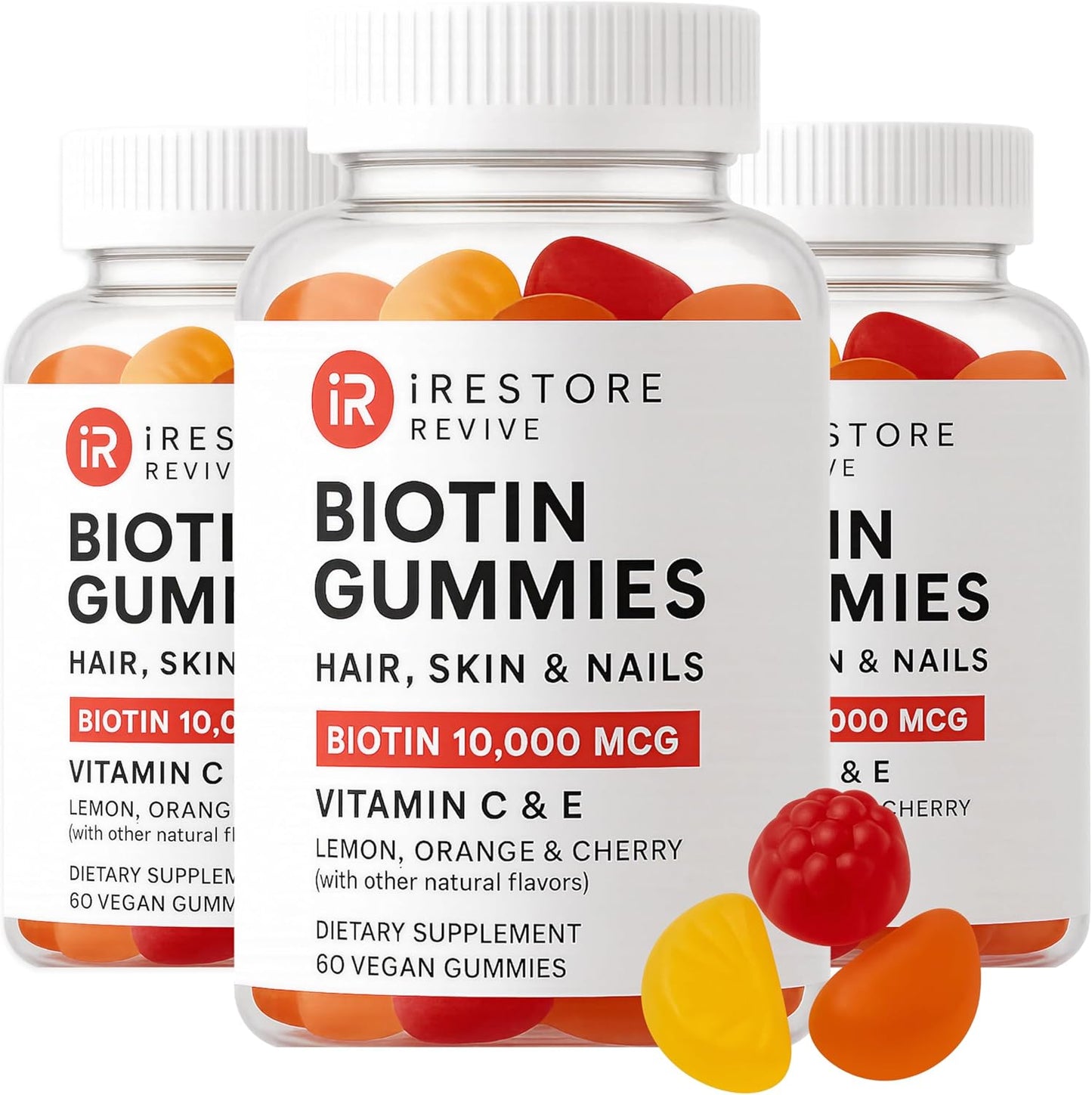 iRestore Hair Gummy Vitamins for Hair Growth and Health