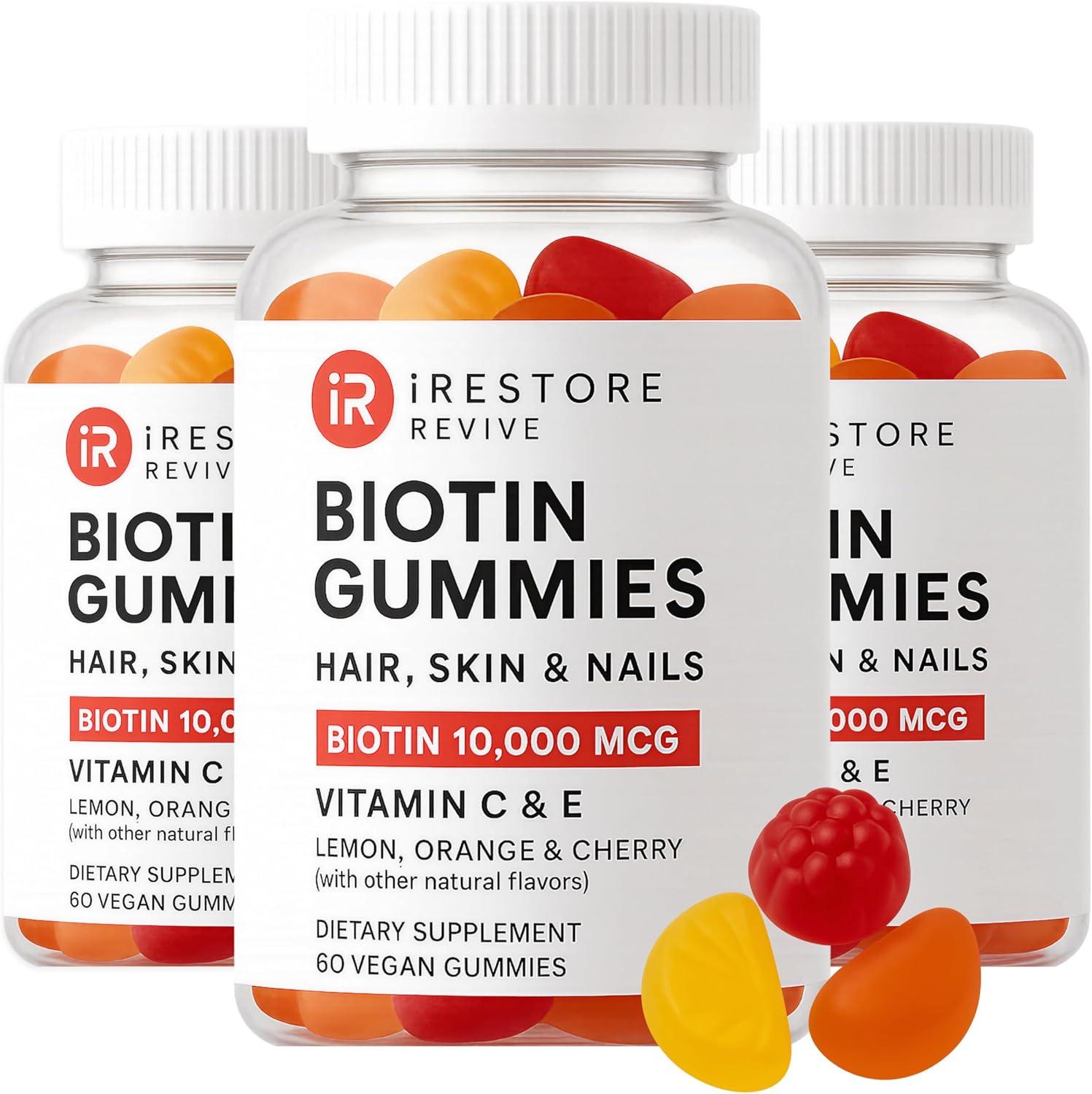 iRestore Hair Gummy Vitamins for Hair Growth and Health