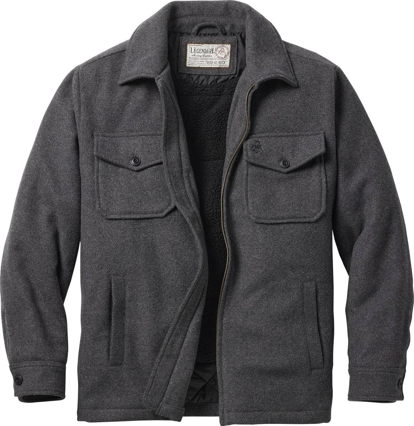 Legendary Whitetails Outdoorsman Wool Coat for Winter Comfort