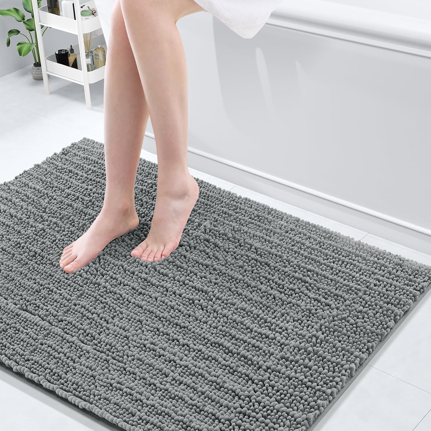 Arotive Luxury Chenille Bathroom Rug Mat for Ultimate Comfort