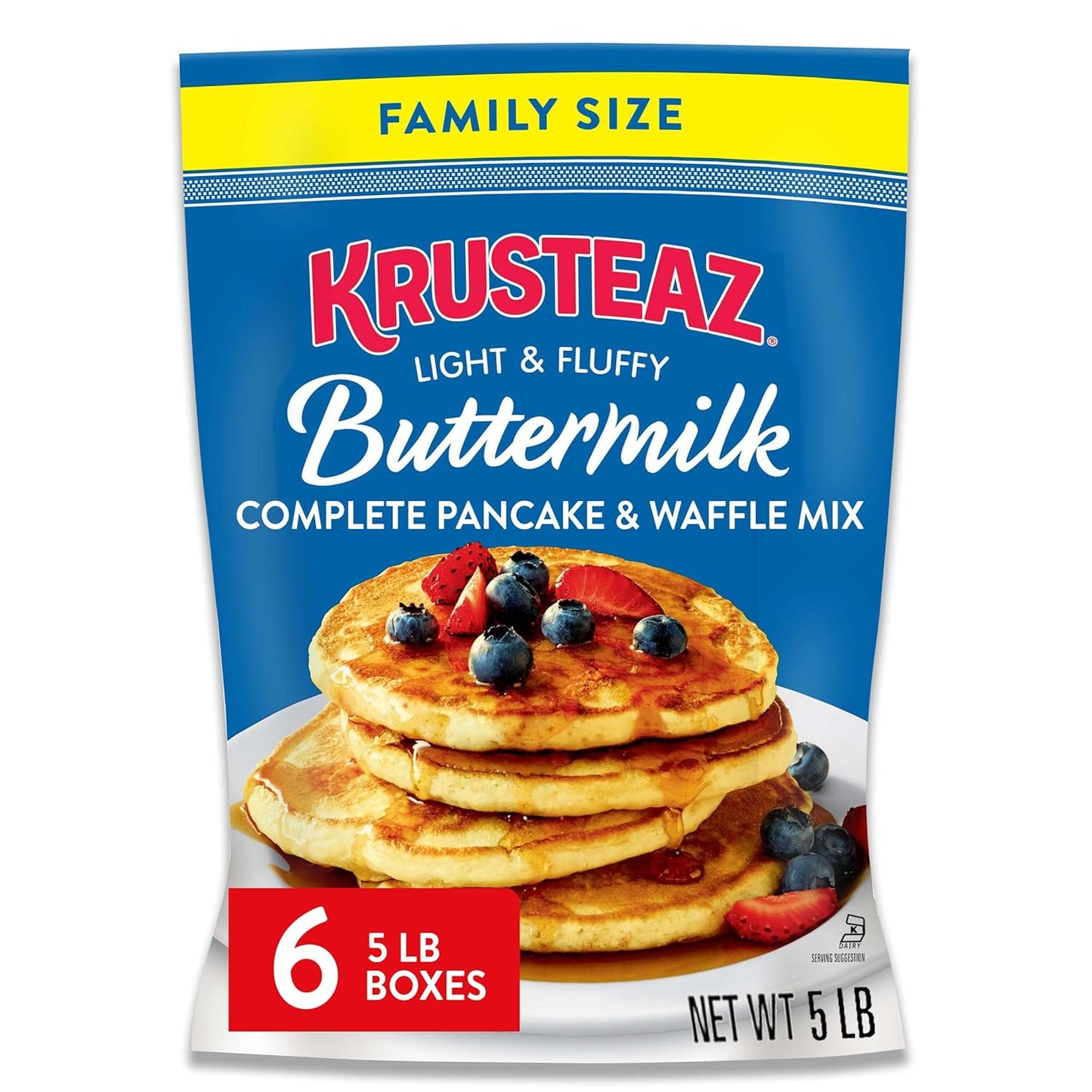 Krusteaz Complete Buttermilk Pancake Mix for Light & Fluffy Breakfasts